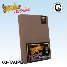 superieur - hoeslakens - verpakking - taupe