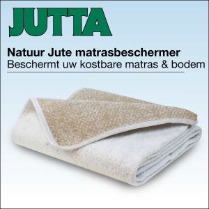 Natuur Jute Matrasbeschermer Jutta voor onder de matras
