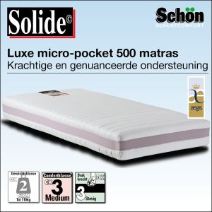 7-Zone Micro 500 Pocketveren matras SOLIDE©SCHON