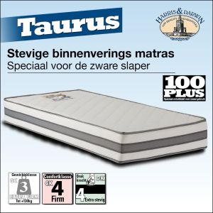 Extra stevige binnenverings matras taurus voor de zware slaper 