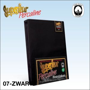 superieur - hoeslakens - verpakking - zwart