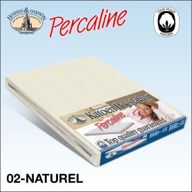 Topper Hoeslaken Katoen Crème