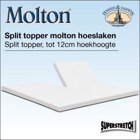 Split Topper Molton Hoeslaken