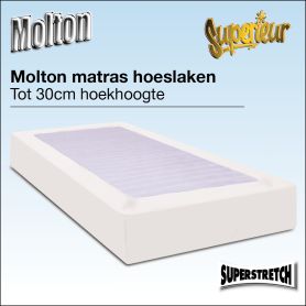 Molton hoeslaken in alle maten! Puur katoenen bescherm hoeslaken.