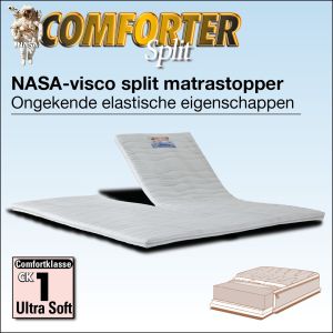Nasa comforter split topper matras met drukverlagende eigenschappen van traagschuim.