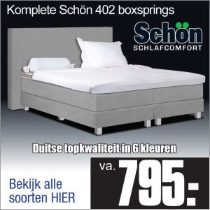 Complete Luxe Boxspring Schön 402 